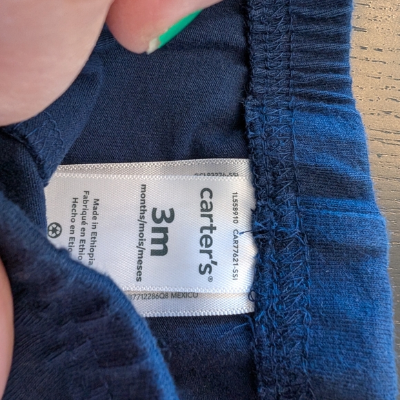 3 For $18 Carter's Navy and Red Baby Outfit Set - Picture 15 of 16